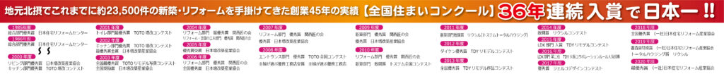 全国住まいコンクール日本一36年連続受賞のテック千里が手掛ける自慢のお家！